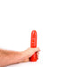 All Red - Licht Gebogen Dildo - 20 x 4,5 cm - Rood-Erotiekvoordeel.nl