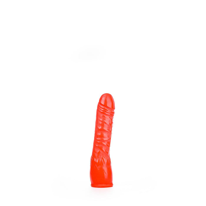 All Red - Licht Gebogen Dildo - 20 x 4,5 cm - Rood-Erotiekvoordeel.nl