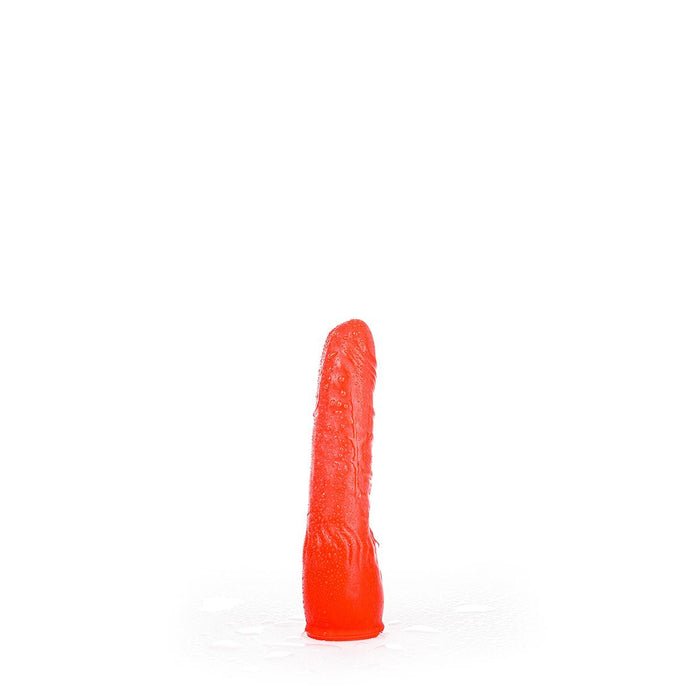 All Red - Licht Gebogen Dildo - 20 x 4,5 cm - Rood-Erotiekvoordeel.nl