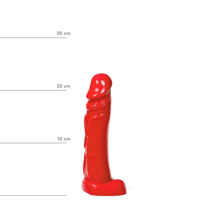 All Red - Realistische Dildo - 22 x 4,5 cm - Rood-Erotiekvoordeel.nl