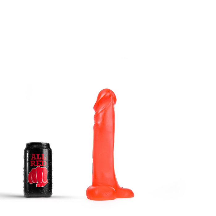 All Red - Realistische Dildo - 22 x 4,5 cm - Rood-Erotiekvoordeel.nl