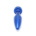 Kiotos - Aluminum Buttplug Met Kristal - Blauw-Erotiekvoordeel.nl