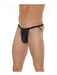 Amorable By Rimba - Transparante Jockstrap Slip - Zwart-Erotiekvoordeel.nl