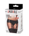 Amorable - Wetlook Jarretelgordel Met Slip En Kousen - Zwart - One Size-Erotiekvoordeel.nl