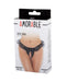 Amorable - Erotische String - Burlesque Tanga Met Open Kruis - Zwart - One Size-Erotiekvoordeel.nl