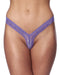 Amorable - Erotische String - Kanten Mini String - Slip - Lila - Paars - One Size - Polyester-Erotiekvoordeel.nl