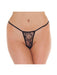 Amorable by Rimba - Erotische String - Mini Tanga String - Zwart - One Size-Erotiekvoordeel.nl