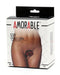 Amorable by Rimba - Erotische String - Strapless Mini String Met Rood Strikje -C String - Rood Zwart - One Size-Erotiekvoordeel.nl