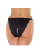 Amorable - Tanga Slip Met Open Kruis - Zwart - One Size-Erotiekvoordeel.nl