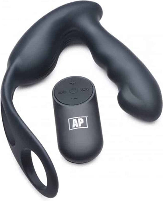 Ass Thumpers - Melkende en Vibrerende Prostaat Vibrator met Cock en Ball Ring-Erotiekvoordeel.nl