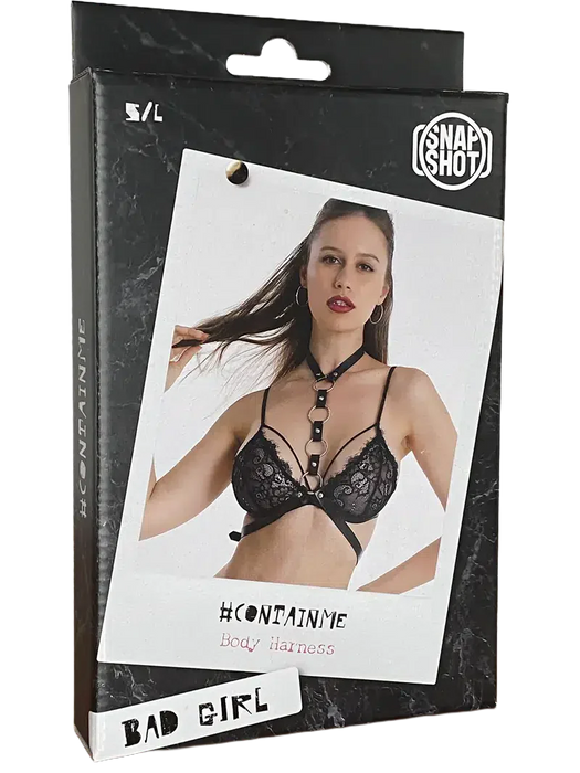 Snapshot Bad Girl - #containme- Body Harnasje - One Size - Zwart-Erotiekvoordeel.nl