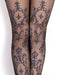 Ballerina - Fantasy Hold Ups Feeling Blue Kousen - 20 denier - Zwart/Blauw-Erotiekvoordeel.nl