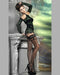 Ballerina - Fantasy Hold Ups Roaring Twenties Kousen - 20 denier - Zwart-Erotiekvoordeel.nl