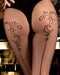 Ballerina - Fantasy Tights Celestial Scroll - Panty - 20 denier - Zwart-Erotiekvoordeel.nl