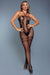 Be Wicked - Be With Me - Bodystocking - Zwart - Plus Size-Erotiekvoordeel.nl