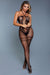 Be Wicked - Be With Me - Bodystocking - Zwart - Plus Size-Erotiekvoordeel.nl