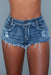 Be Wicked - Curves For Days - Denim Shorts - Blauw-Erotiekvoordeel.nl