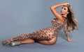 Be Wicked - Fiercely Wild - Bodystocking - Panter Print - One Size-Erotiekvoordeel.nl