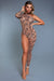 Be Wicked - Fiercely Wild - Bodystocking - Panter Print - One Size-Erotiekvoordeel.nl