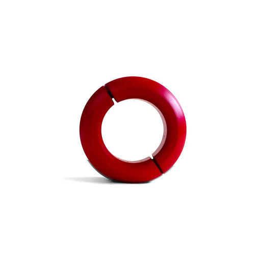 Black Label - Donut Ballstretcher - 20 x 35 mm - RVS - Mat Rood-Erotiekvoordeel.nl