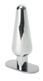 Black Label - Stainless Steel Butt Plug-Erotiekvoordeel.nl