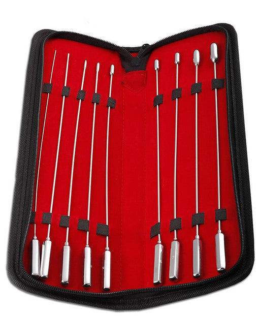 Black Line - 8 Pcs Rosebud Urethral Sounding Set-Erotiekvoordeel.nl