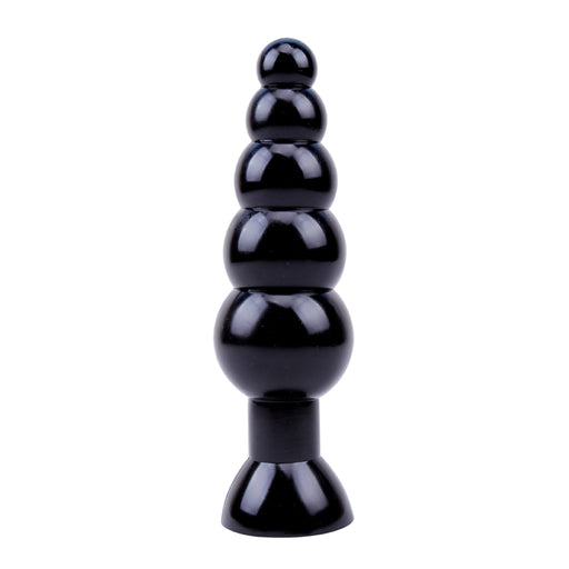 Black Mont - Large Anal Bead - Geribbelde Anaalplug - Zwart-Erotiekvoordeel.nl