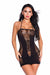 Body Pleasure - Mini Jurk- Sensual Seduction - Zwart - One Size-Erotiekvoordeel.nl