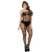 Body Pleasure - Sexy Body Stocking Lingerie - One Size Fits Most - Luxe Cadeaubox - Zwart-Erotiekvoordeel.nl