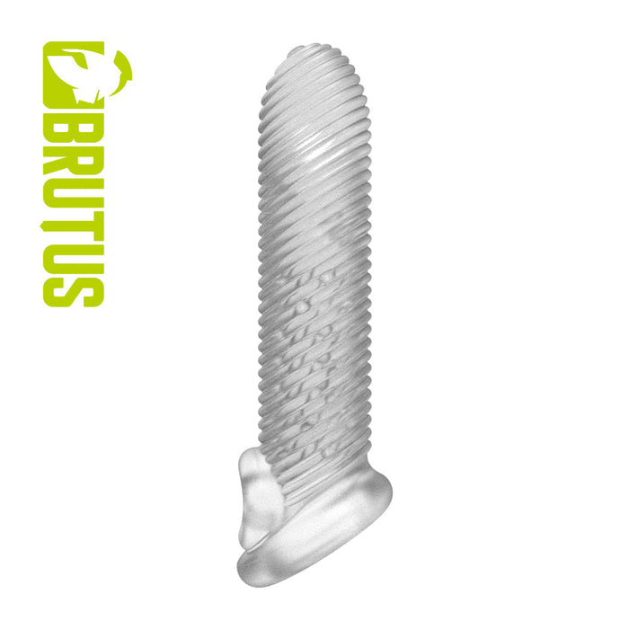 Brutus - Almighty - Penis Sleeve - 18 cm - Transparant-Erotiekvoordeel.nl