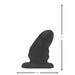 Brutus - Bum Buddy - Invictus - Buttplug - Anaal Dildo - Siliconen - Zwart - 4 maten-Erotiekvoordeel.nl