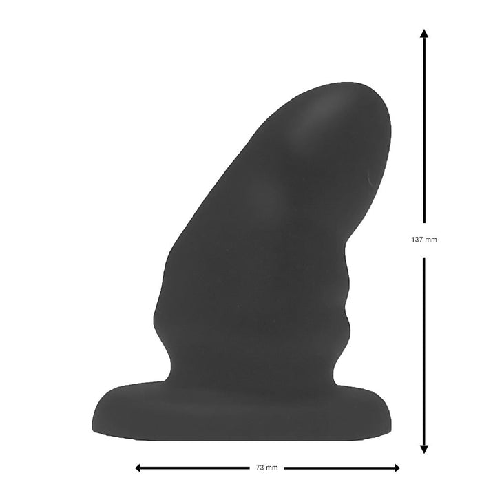 Brutus - Bum Buddy - Invictus - Buttplug - Anaal Dildo - Siliconen - Zwart - 4 maten-Erotiekvoordeel.nl