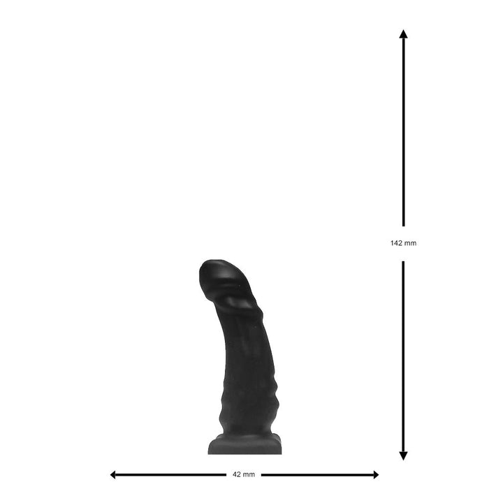 Brutus - Bum Buddy - Janus - Anaal Dildo - 4 maten - Siliconen - Zwart-Erotiekvoordeel.nl