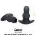 Brutus - Buttplug - Holle Buttplug - Ergo Bum - Silicone Tunnel Plug - Zwart - 3 maten-Erotiekvoordeel.nl