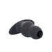 Brutus - Buttplug - Holle Buttplug - Ergo Bum - Silicone Tunnel Plug - Zwart - 3 maten-Erotiekvoordeel.nl