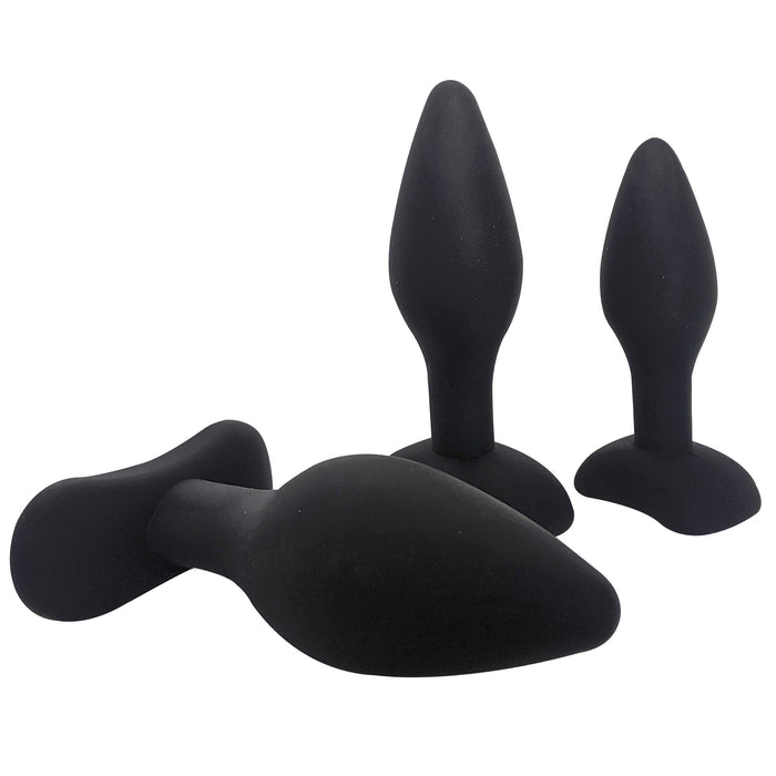 Brutus - Buttplug Set - Siliconen Anaal Pluggen - 3 stuks - Ass Plug Training Kit 3 Pcs.-Erotiekvoordeel.nl