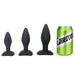 Brutus - Buttplug Set - Siliconen Anaal Pluggen - 3 stuks - Ass Plug Training Kit 3 Pcs.-Erotiekvoordeel.nl