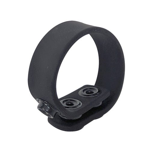 Brutus - Cockring - Siliconen Cock Strap - Zwart - 3 Snap Silicone Cock Strap-Erotiekvoordeel.nl