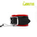 Brutus - Enkelboeien - Zwart Rode Leren Afsluitbare Enkelboeien - Leather Ankle Restraints Black Red-Erotiekvoordeel.nl