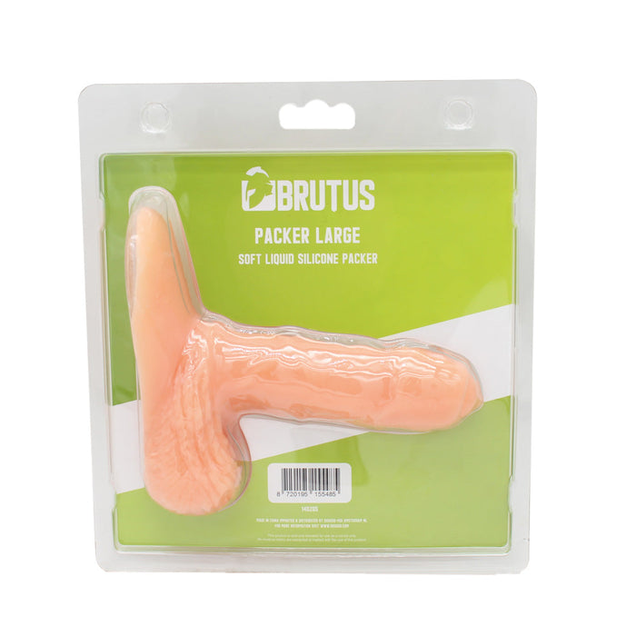 Brutus - Packing Penis - Slappe Penis - FtM Drag - Lichte Huidskleur - Siliconen - Twee Maten-Erotiekvoordeel.nl