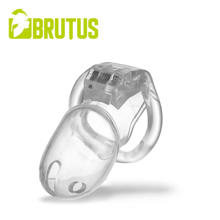 Brutus Stealth - Kuisheidskooi - Transparante Peniskooi van onverwoestbaar Polycarbonaat - STEALTH - Chastity Cage Clear-Erotiekvoordeel.nl