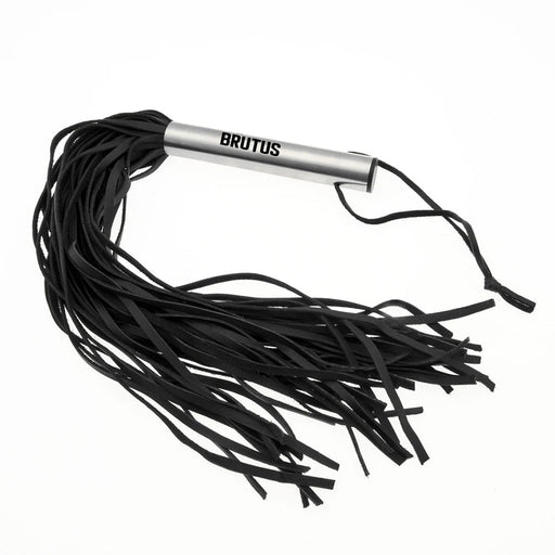 Brutus - Zweep - Leren Flogger met Stalen Handvat - Leather Flogger Large-Erotiekvoordeel.nl