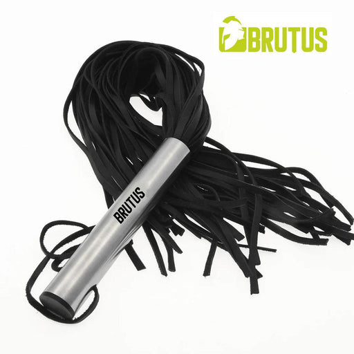 Brutus - Zweep - Leren Flogger met Stalen Handvat - Leather Flogger Large-Erotiekvoordeel.nl