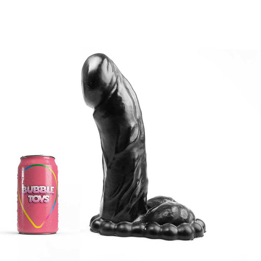 Bubble Toys - Vicious - Dildo - Zwart - PVC - 3 maten-Erotiekvoordeel.nl