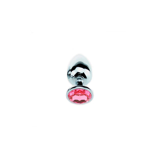 Kiotos - Buttplug Aluminium Met Roze Kristal - Small-Erotiekvoordeel.nl