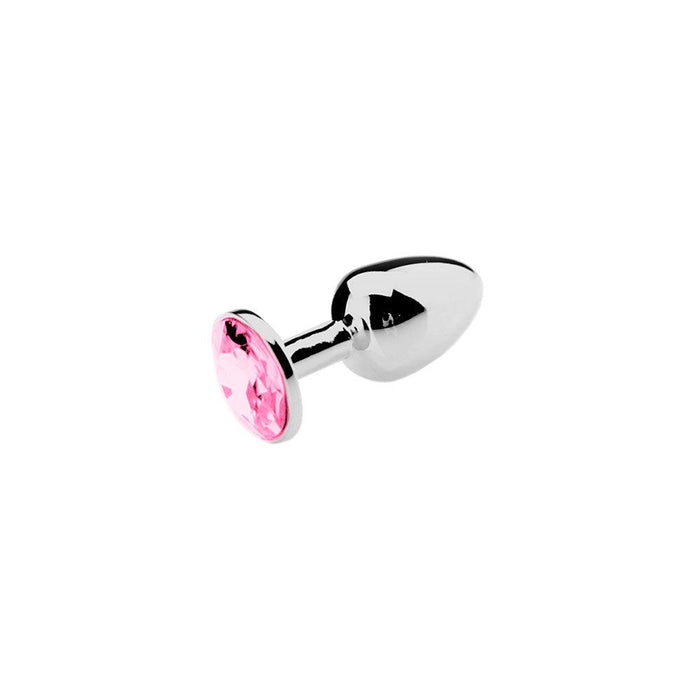 Kiotos - Buttplug Aluminium Met Roze Kristal - Small-Erotiekvoordeel.nl