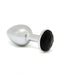 Buttplug Klein Met Zwart Kristal 3 x 7.3 cm-Erotiekvoordeel.nl