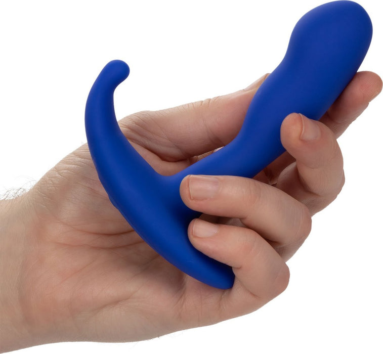 Calexotics - Admiral Advanced Curved Probe - Vibrerende Buttplug - Blauw-Erotiekvoordeel.nl