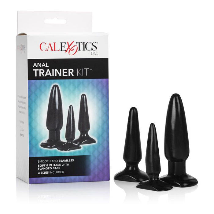 Calexotics - Anal Trainer Kit - Buttplug Set - Zwart-Erotiekvoordeel.nl