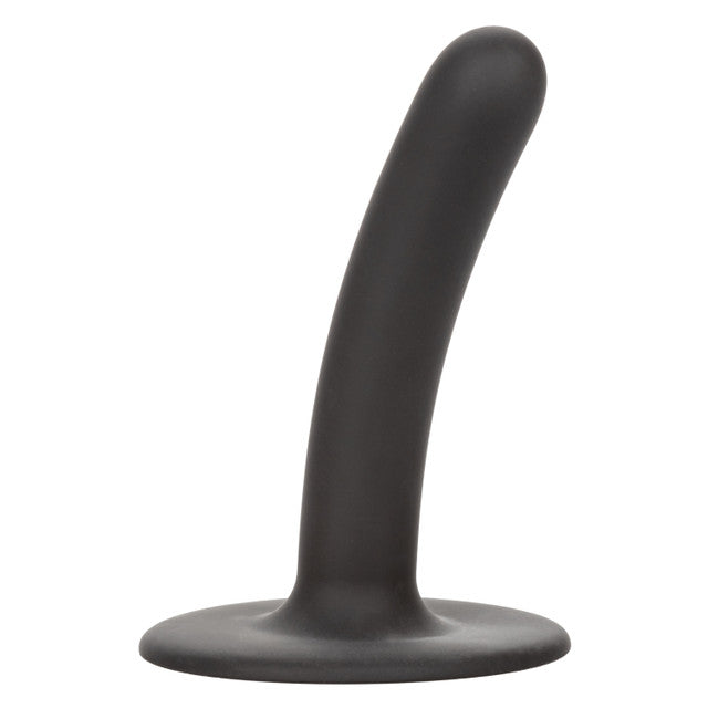 Calexotics - Boundless Slim - Dunne Strap-on Anaal Plug met Zuignap - Siliconen - 11,5 cm - Zwart-Erotiekvoordeel.nl